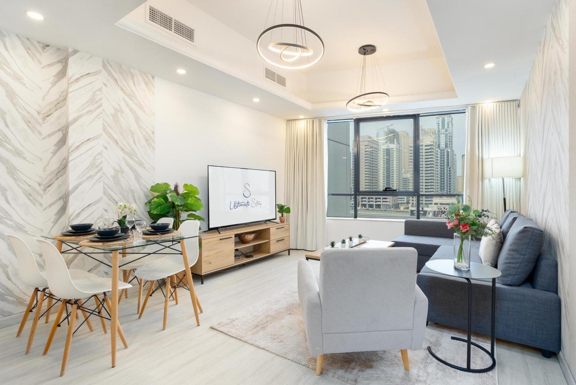 Modern 1Br Apartment In Jlt Next To Metro With City Views Dubai Eksteriør bilde